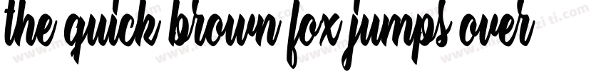 the quick brown fox jumps over the字体转换